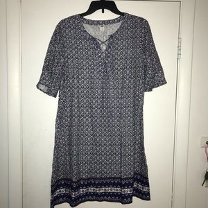 Old Navy Blue Flowy Dress